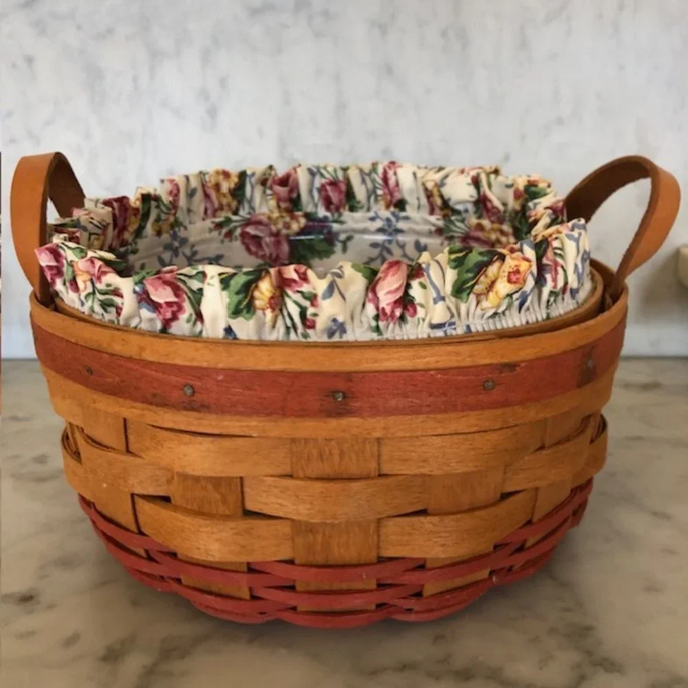 LONGABERGER Mother's Day Basket of Love Liner Protector 1995